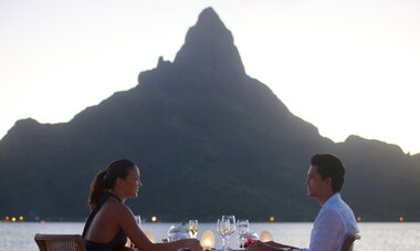 InterContinental Bora Bora Resort & Thalasso Spa candlelit Dinner